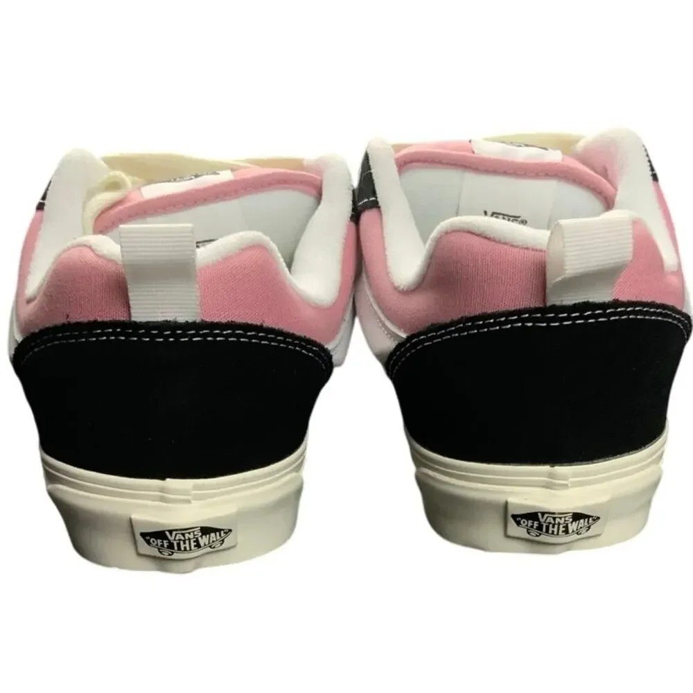 Vans Old Skool Shoes Mens 9.5 Womens 11 Pink Black White Sneakers NWOT *see pics